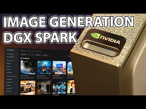 Видео: NVIDIA DGX Spark — демонстрация удобной генерации изображений пользовательского интерфейса