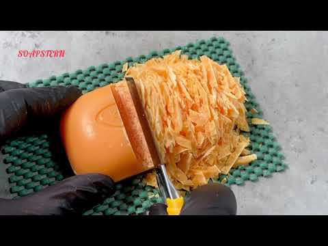 Видео: Soap cutting on the table *12 🌺 ASMR soap * Резка мыла на столе * АСМР мыло