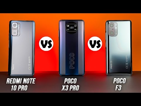 Видео: REDMI NOTE 10 PRO vs POCO X3 PRO vs POCO F3 - Выбрали Лучший Xiaomi!