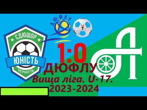 Видео: 23.09.2023р.  СДЮСШОР "Юність U 17" (Чернігів) - "Арсенал U 17" (Щасливе). Рахунок 1-0.