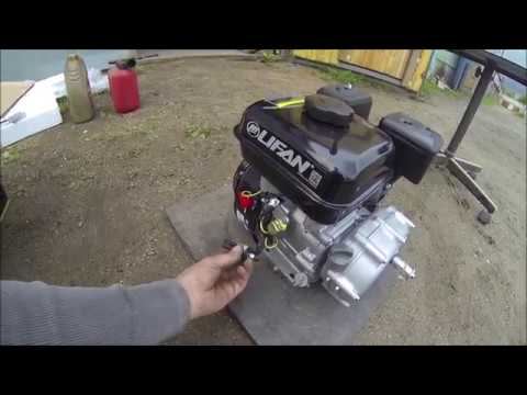 Видео: двигатель lifan 170 f-r обзор и тест