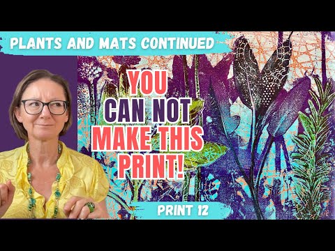 Видео: Посмотрите, как слои создают ИНТЕРЕСНЫЕ гелиевые отпечатки с использованием РАСТЕНИЙ и КОВРИКОВ Д...