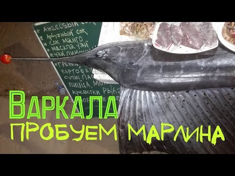 Видео: Голубой марлин. Вкуснейший деликатес. Вечерняя Варкала. Двигаем в Аллеппи.