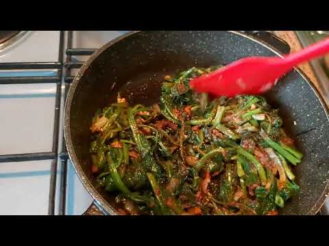 Видео: САЛАТ ИЗ ШПИНАТА.ПО - КОРЕЙСКИ.