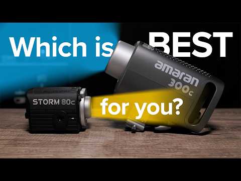 Видео: Aputure Storm 80c против Amaran 300c | Какой свет лучше всего подойдет именно ВАМ?