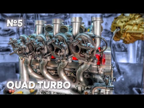 Видео: 4 ТУРБИНЫ на 4 ЦИЛИНДРА и 4 ВОДЯНЫХ ИНТЕРКУЛЕРА на QUAD TURBO МОТОР АВТОНОМНАЯ СИСТЕМА ПОДАЧИ МАСЛА