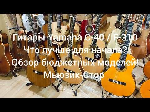 Видео: Гитары Yamaha C-40/ F-310! Как выбрать и какую купить гитару? Обзор от Мьюзик-Стор | musik-store.ru