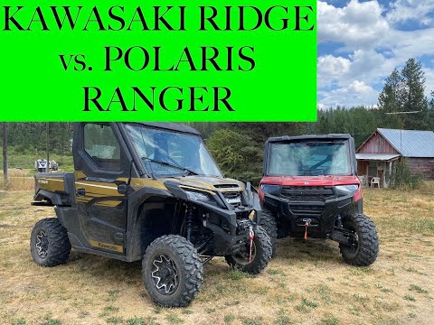 Видео: ПЕРЕБРОСКИ: Kawasaki Ridge против Polaris Ranger