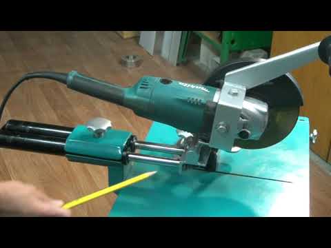 Видео: Стойка для болгарки с протяжкой. Stand for angle grinder with broach.