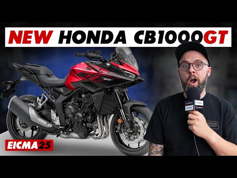 Видео: Новый Honda CB1000GT 2026 года представлен на выставке EICMA: все, что нужно знать!