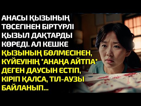 Видео: АНАСЫ ҚЫЗЫНЫҢ ТӨСЕГІНЕН БІРТҮРЛІ ҚЫЗЫЛ ДАҚТАРДЫ КӨРЕДІ. АЛ КЕШКЕ ҚЫЗЫНЫҢ БӨЛМЕСІНЕН, КҮЙЕУІНІҢ