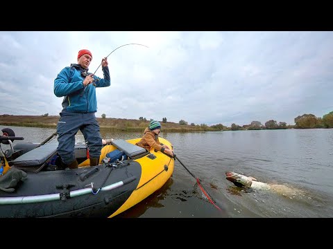 Видео: Ловим больших ЩУК с СЫНОМ! Настоящий РЫБАК растет! | Рыбалка с сыном на щуку