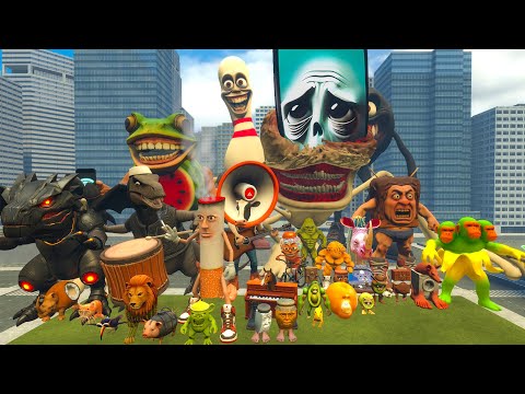 Видео: Невероятные приключения армии итальянских мозгоотродий в GMOD