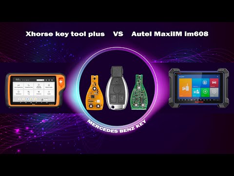Видео: Mercedes Benz программирование ключа "Рыбка" Autel 508/608 im или Xhorse pad plus в чем разница