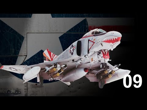 Видео: Episode 9 - F-4B Phantom II (Финал! Постшейдинг/Везеринг) 1/48 Academy