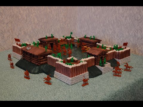 Видео: ФОРТ для солдатиков 1/72