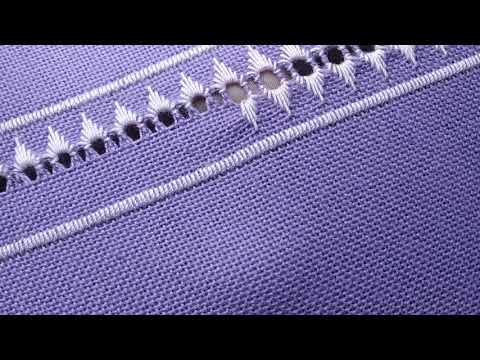Видео: Вишивка, дизайн для бордюра./Hand embroidery/
