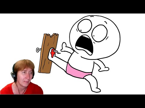 Видео: БАБУШКА СМОТРИТ Детские Травмы (анимация) // Реакция на Dobryak