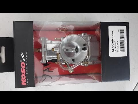 Видео: Обзор карбюратора KOSO(Keihin) 24мм. Сarburetor overview  KOSO(Keihin) 24мм.