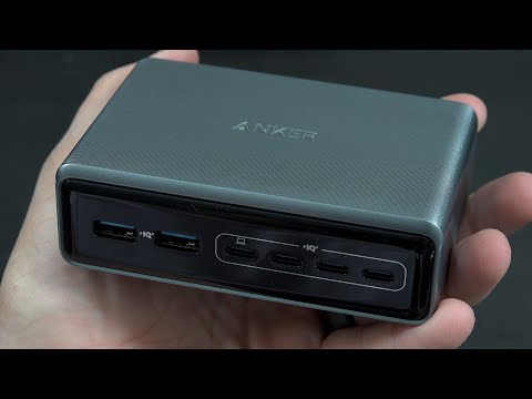 Видео: Anker Prime Charger, 6-портовая зарядная станция GaN мощностью 200 Вт
