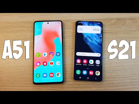 Видео: SAMSUNG GALAXY A51 VS GALAXY S21 - ЗА ЧТО МЫ ПЕРЕПЛАЧИВАЕМ? ПОЛНОЕ СРАВНЕНИЕ!