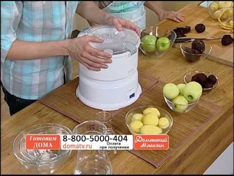 Видео: Авточистка для овощей и фруктов. Бытовая электрическая картофелечистка для дома. domatv.ru