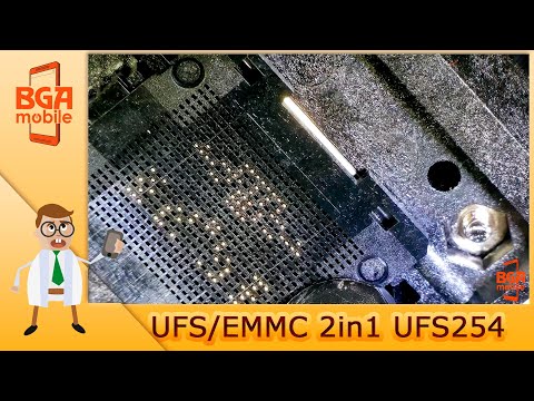 Видео: UFS/EMMC 2in1 UFS254 колодка