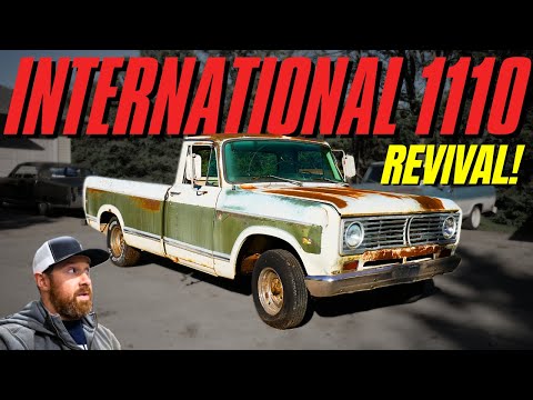 Видео: Возрождение International 1110! Простоял годами! Будет ли мой грузовик мечты работать и ездить?
