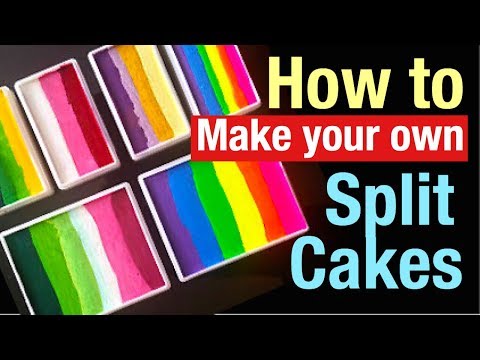 Видео: Как сделать собственные лепешки для аквагрима