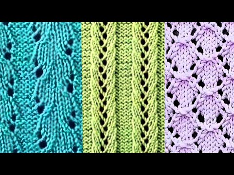 Видео: Схемы: Простенькие узоры для модненьких свитеров. Patterns: Simple patterns for fashionable sweaters