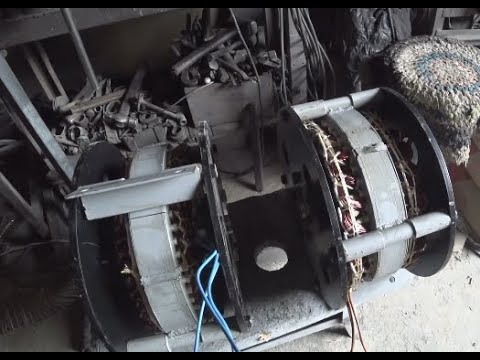 Видео: Два одинаковых генератора, но с разным количеством магнитных полюсов, какой из них будет в выиграще?