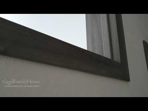 Видео: окна из дверных доборов!!! просто и функционально