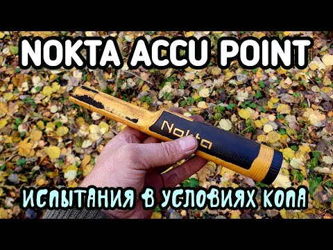 Видео: NOKTA ACCU POINT. Испытания в условиях копа.