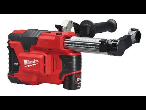 Видео: Milwaukee M12 2306(DE): пылесос для перфоратора