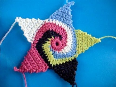 Видео: Вязание крючком Урок 254 Звезда Star motif
