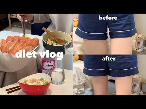 Видео: [Diet vlog] Моя диета, при которой за месяц похудела на 4 кг, а бедра на 8 см 🌙 163 см: 50-46 кг