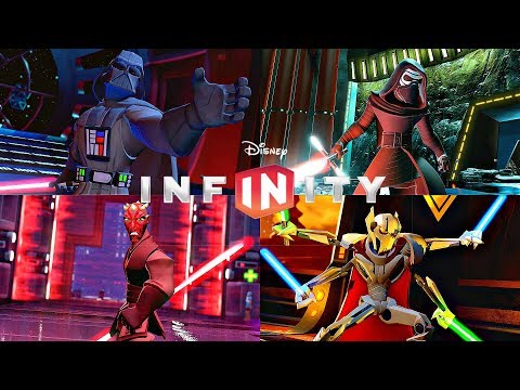 Видео: Игровые наборы Disney Infinity 3.0 Star Wars — ВСЕ СРАЖЕНИЯ С БОССАМИ