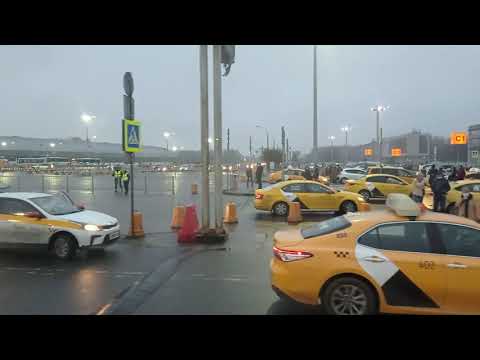 Видео: Москва, автобус 308, участок Аэропорт Домодедово - Гостиница