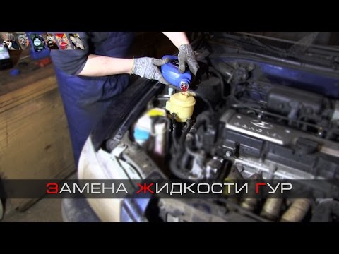 Видео: Замена жидкости ГУР / Power steering fluid change