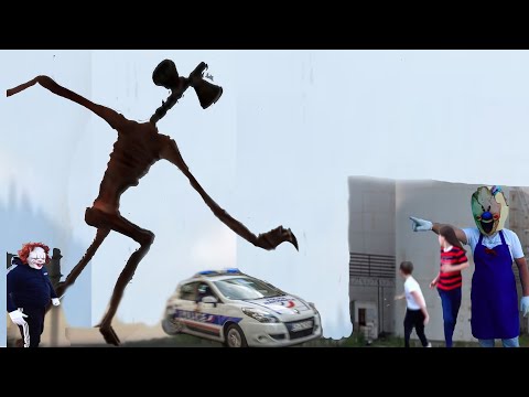 Видео: Сиреноголовый и Pennywise  vs Мороженщик Сборник лучших серий полная версия Siren Head Cartoon cat