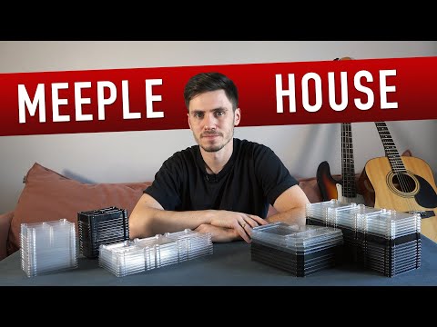 Видео: MEEPLE HOUSE#2: Модульные универсальные органайзеры