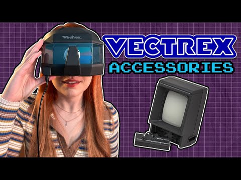 Видео: Аксессуары VECTREX — световое перо и 3D-сканер