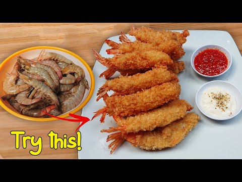 Видео: Японские креветки панко — хрустящие жареные креветки в панировочных сухарях