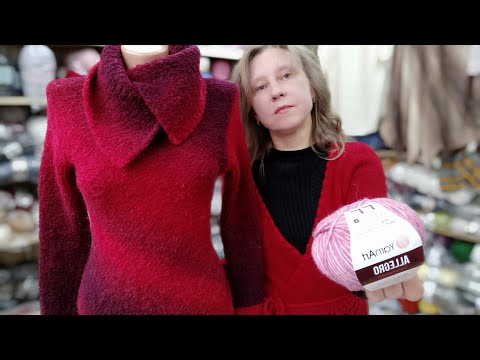 Видео: нитки YarnArt Allegro  платье из Alize Rainbow