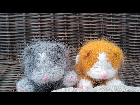 Видео: 193 Реалистичные игрушки спицами. Котики - сплюшки. Пряжа Да и пряжа НЕТ