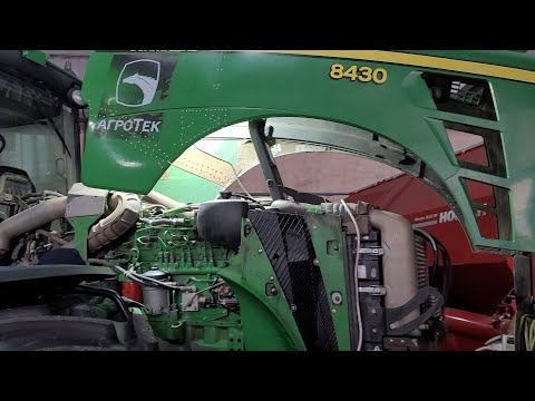 Видео: John Deere 8430- расточка моста  (ремонт осей кочения), ремонт проводки и подготовка к сезону 2022!