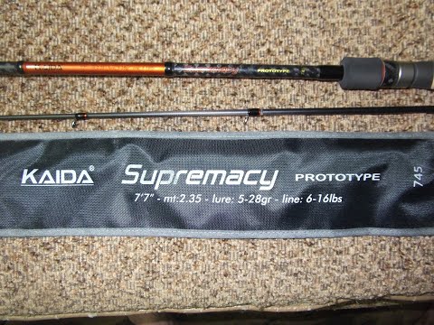 Видео: Спиннинг Kaida Supremacy 2,35 метра, тест 5-28 гр