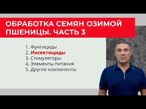 Видео: Инсектициды для обработки семян озимой пшеницы | Агроном | Сергий Ризанов