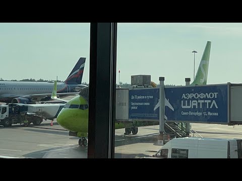 Видео: Перелет Санкт-Петербург - Новосибирск/ А/К S7 airlines/ Boeing 737-800