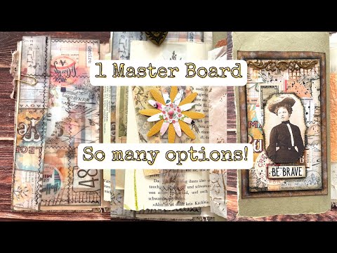 Видео: Одна мастер-доска для коллажа — столько возможностей!